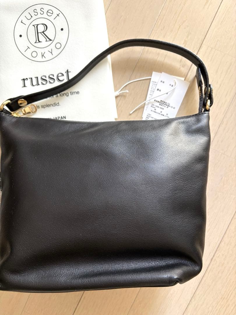 russet ラシット　ソフトレザーシンプルショルダーバッグ