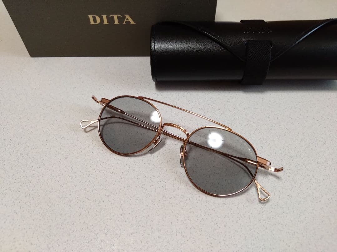 DITA ツーブリッジ　サングラス　ディータ　ダブルブリッジ　メガネ