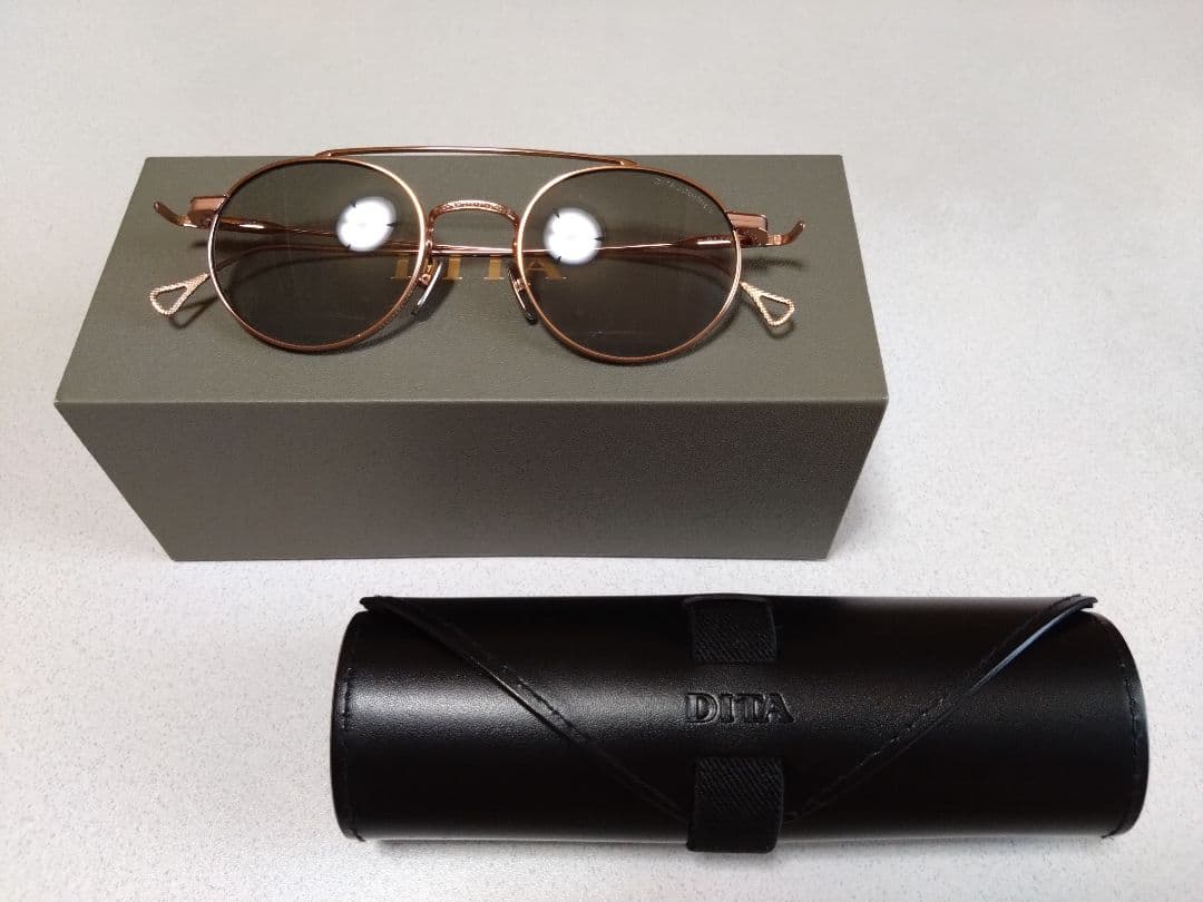 DITA ツーブリッジ　サングラス　ディータ　ダブルブリッジ　メガネ