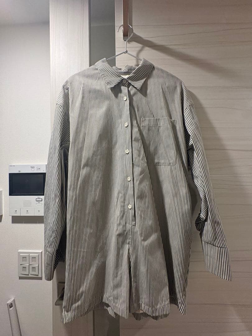 サロペット・オーバーオール・オールインワン Ameri Vintage STRIPE SHIRT ROMPERS