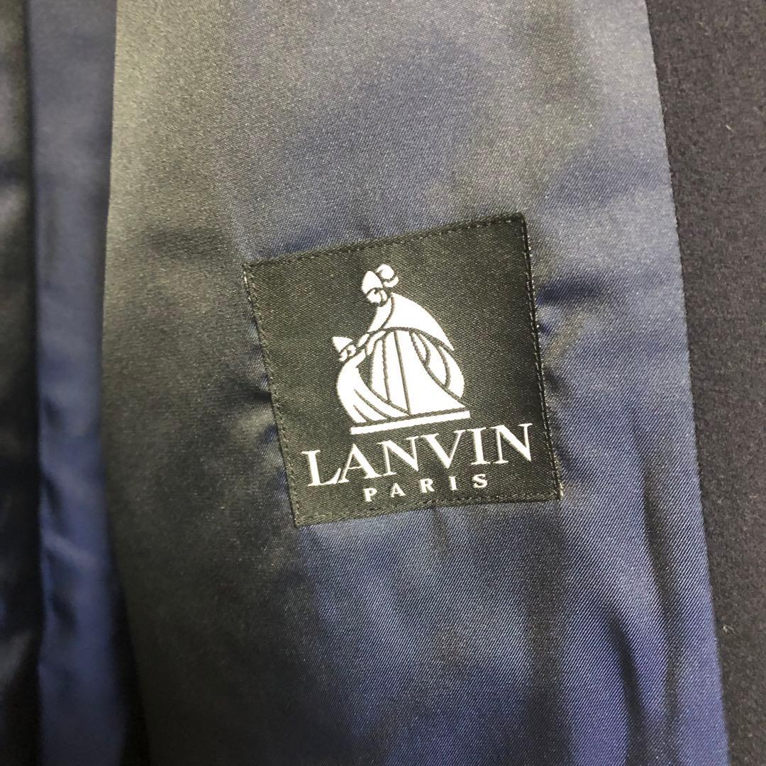 リクエスト値下未使用タグ付伊製LANVIN最高級カシミア100ジャケコート48