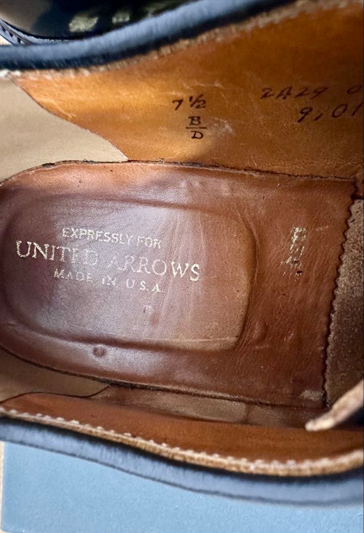 【希少】オールデン　9901 コードバン　ブラック　US7.5D