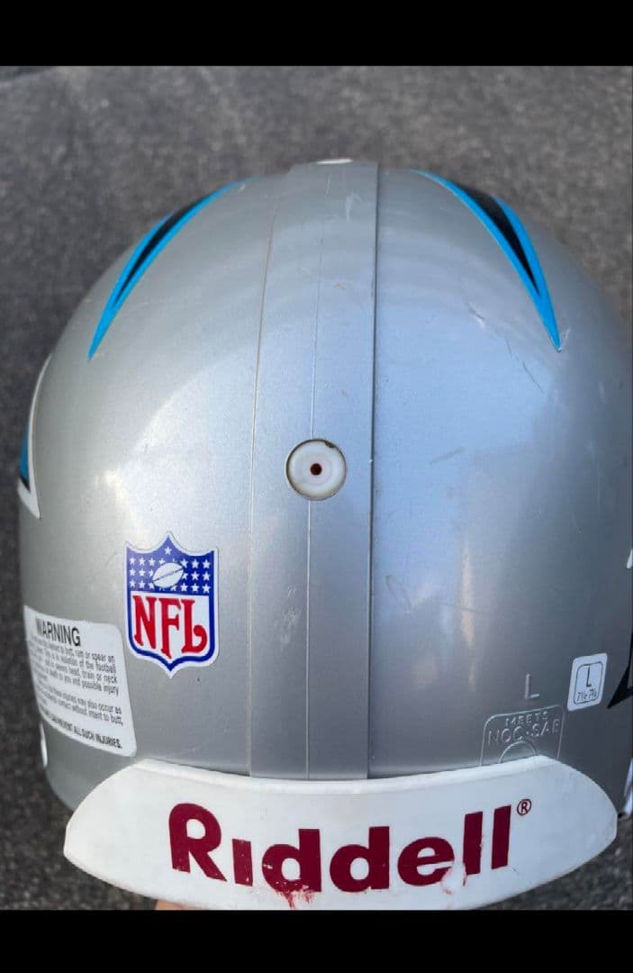 リデル　NFL パンサーズ　ヘルメット