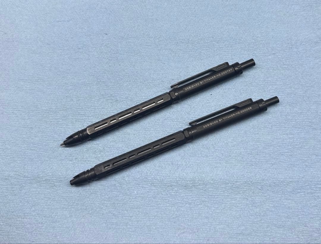 TITANER CNC 機械加工 チタン シャープペンシル ・ボールペン