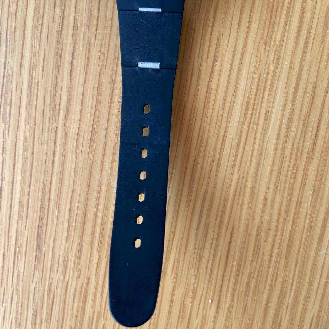 【値下げ】BVLGARI AL 38 A ブラックラバーベルト