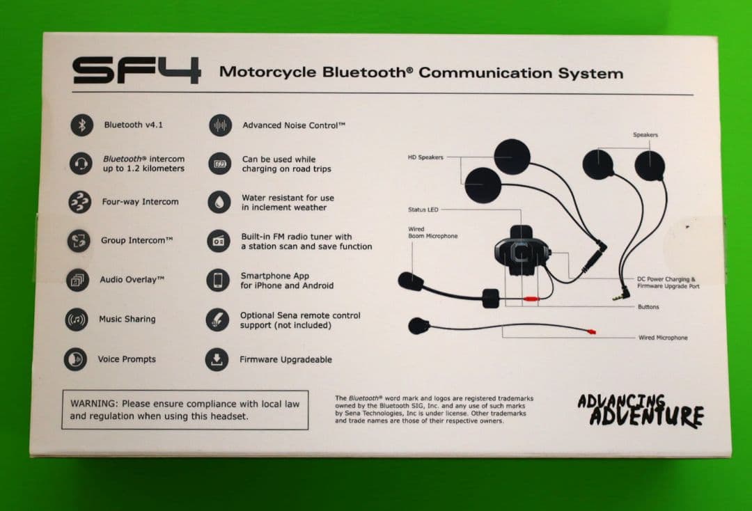 SENA SF4 Bluetoothインターコム