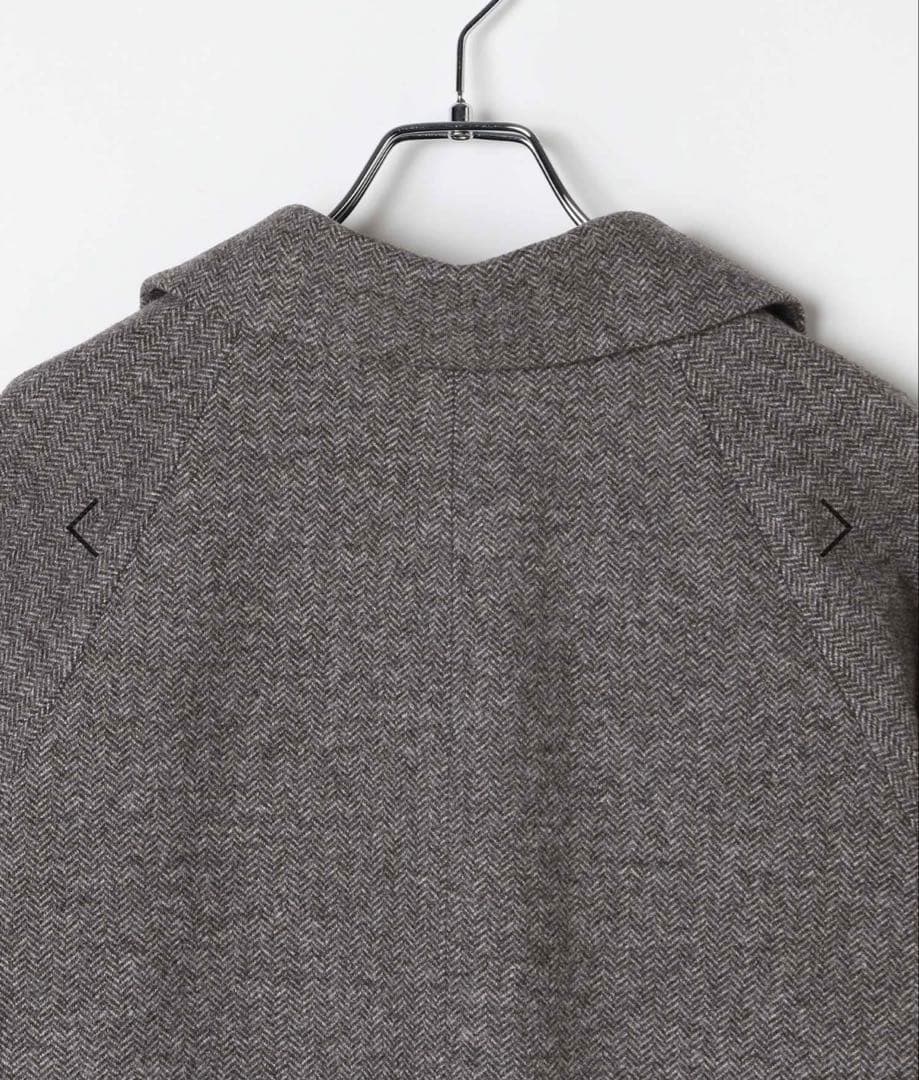 今期完売品★軽やかストレッチ襟2WAY ミドルコートL /GLOBAL WORK