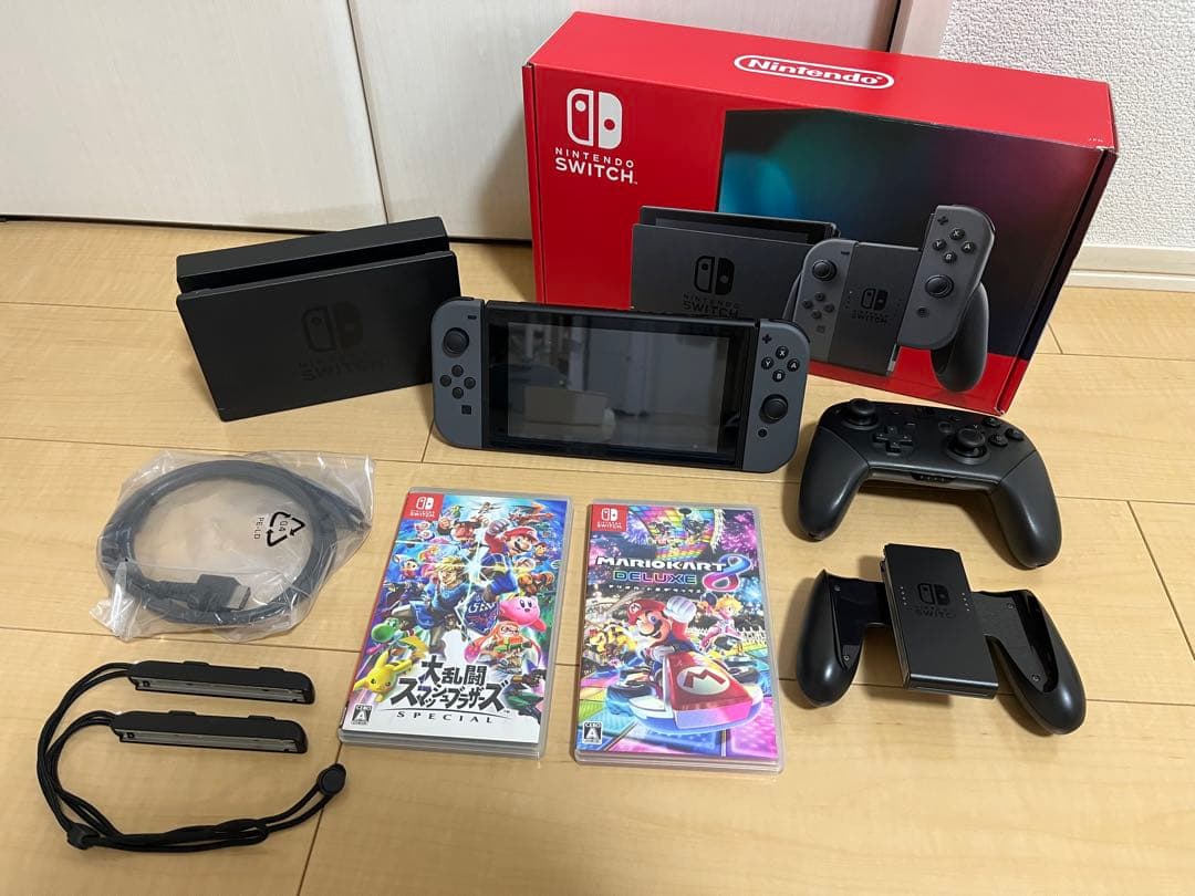 Nintendo Switch 本体、コントローラー、ソフト