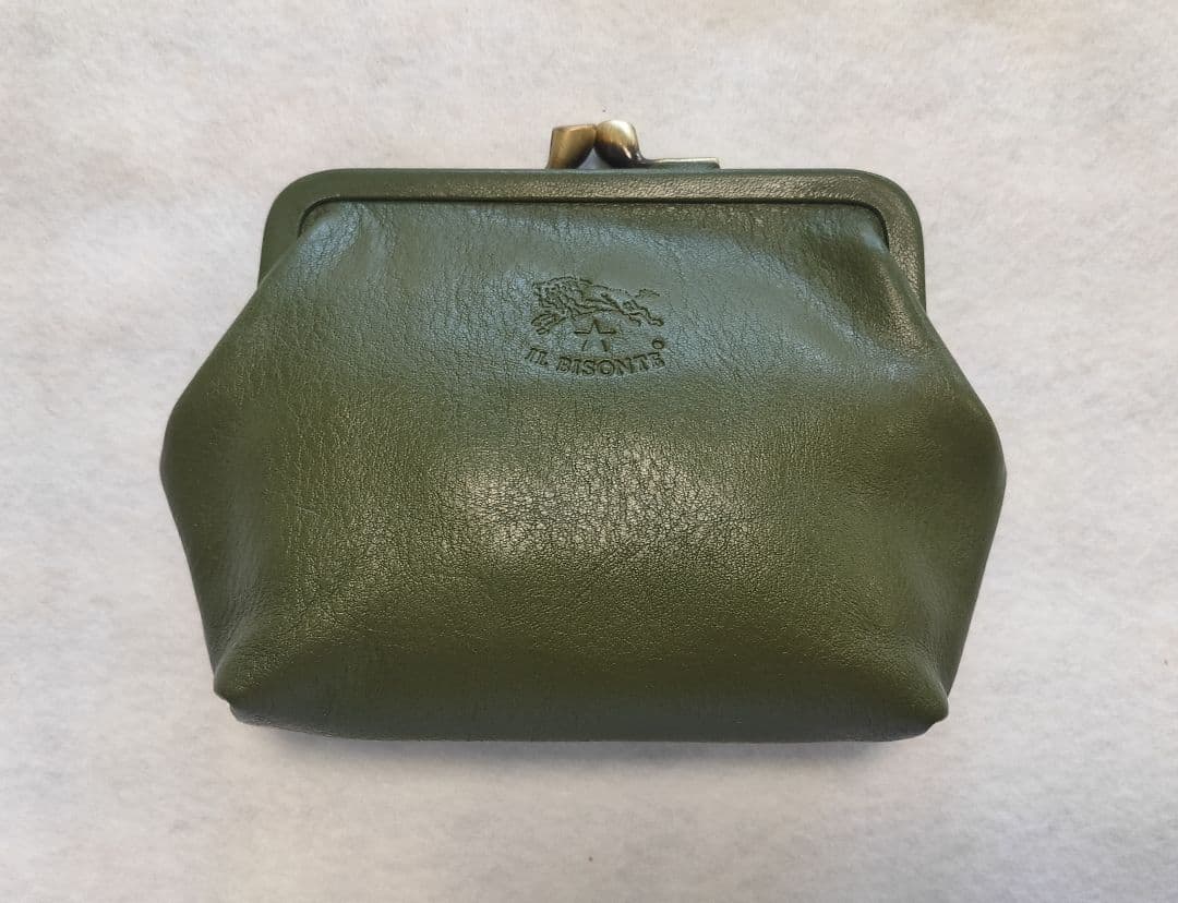 【限定色】イルビゾンテ がま口 ケース 小銭入れ フォレストグリーン