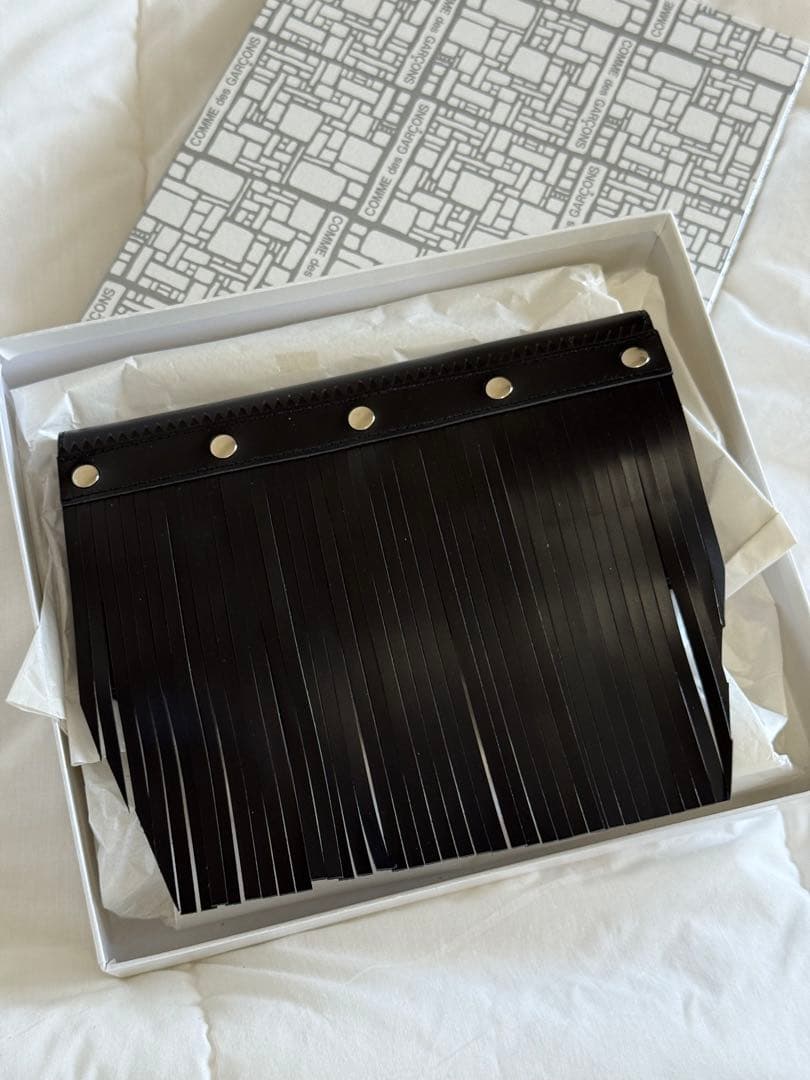 COMME des GARCONS レザーフリンジロングウォレット 長財布