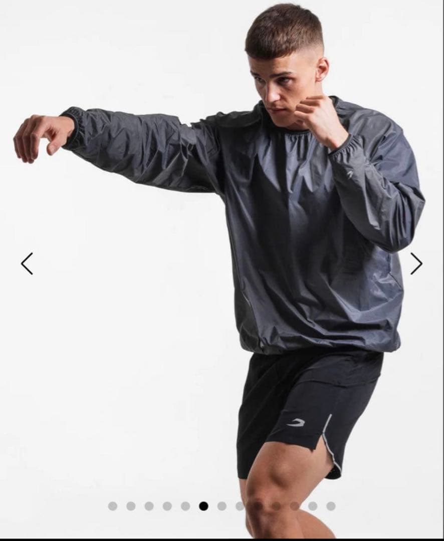 boxraw ジェナーロ・オーバーサイズ・ウィンドブレーカー・クルー　Mサイズ