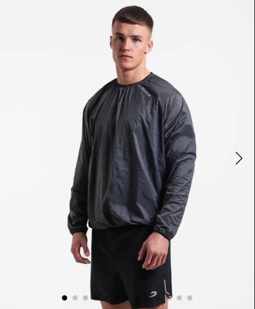 boxraw ジェナーロ・オーバーサイズ・ウィンドブレーカー・クルー　Mサイズ