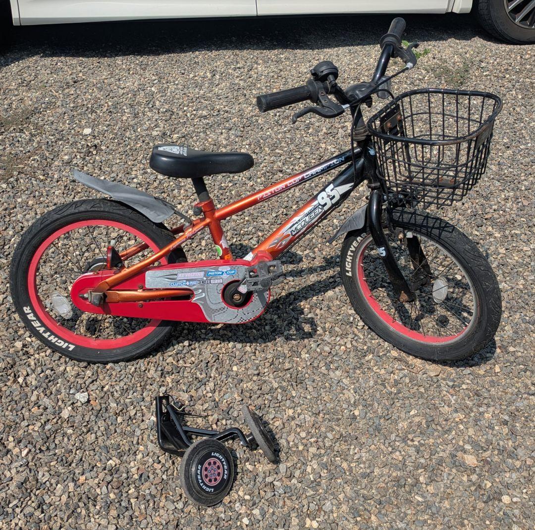こども　自転車　16インチ　カーズ
