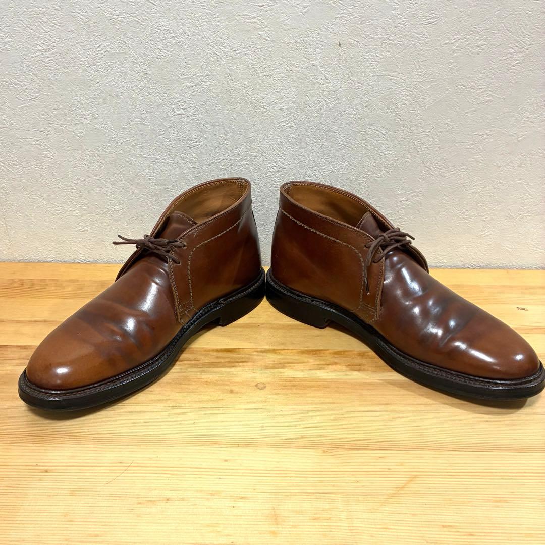 Alden オールデン　マホガニーコードバン　チャッカー　6.5 ウィスキー