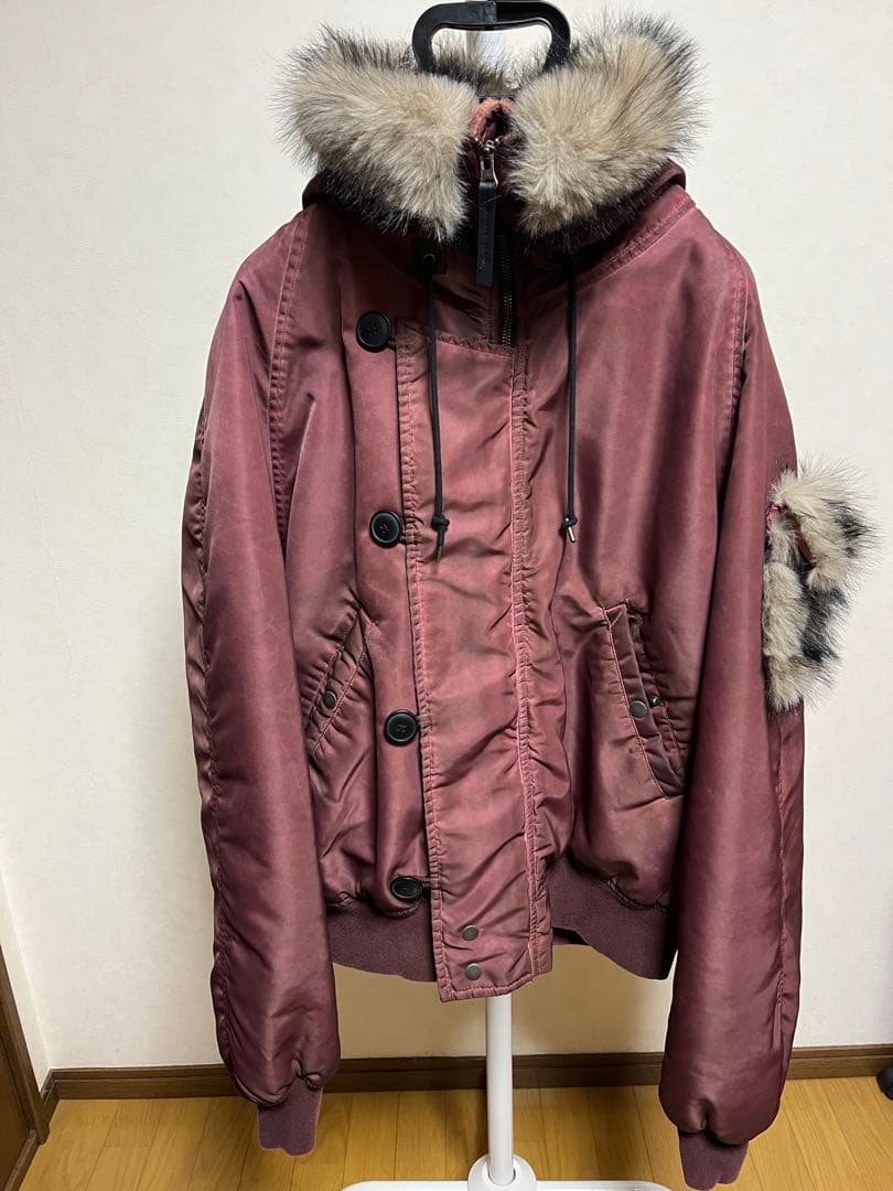 GRANCY ファーポケットデザインフェードN2Bジャケット