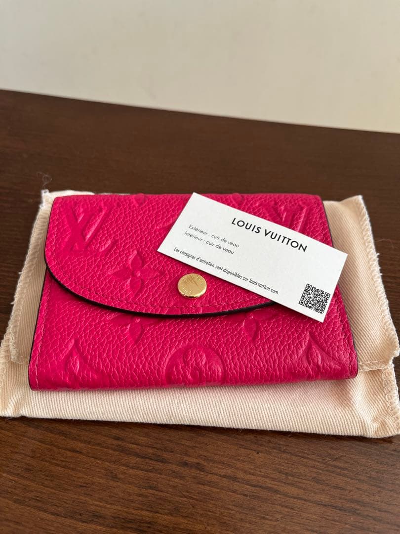 【新品】LOUIS VUITTON ポルトモネ・ロザリ
