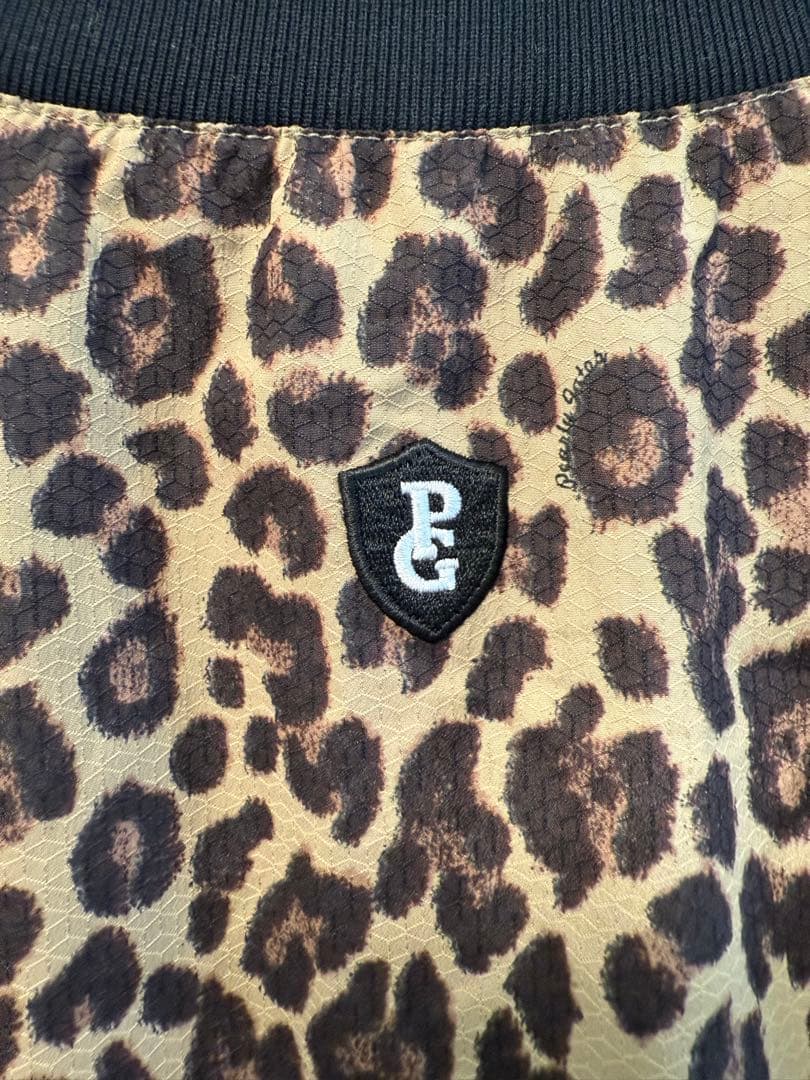 PEARLY GATES ヒョウ柄長袖シャツ