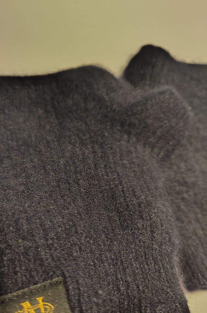 y*u様 BATONER カシミヤFOX ミトン　ネイビー　グローブ　手袋　バト