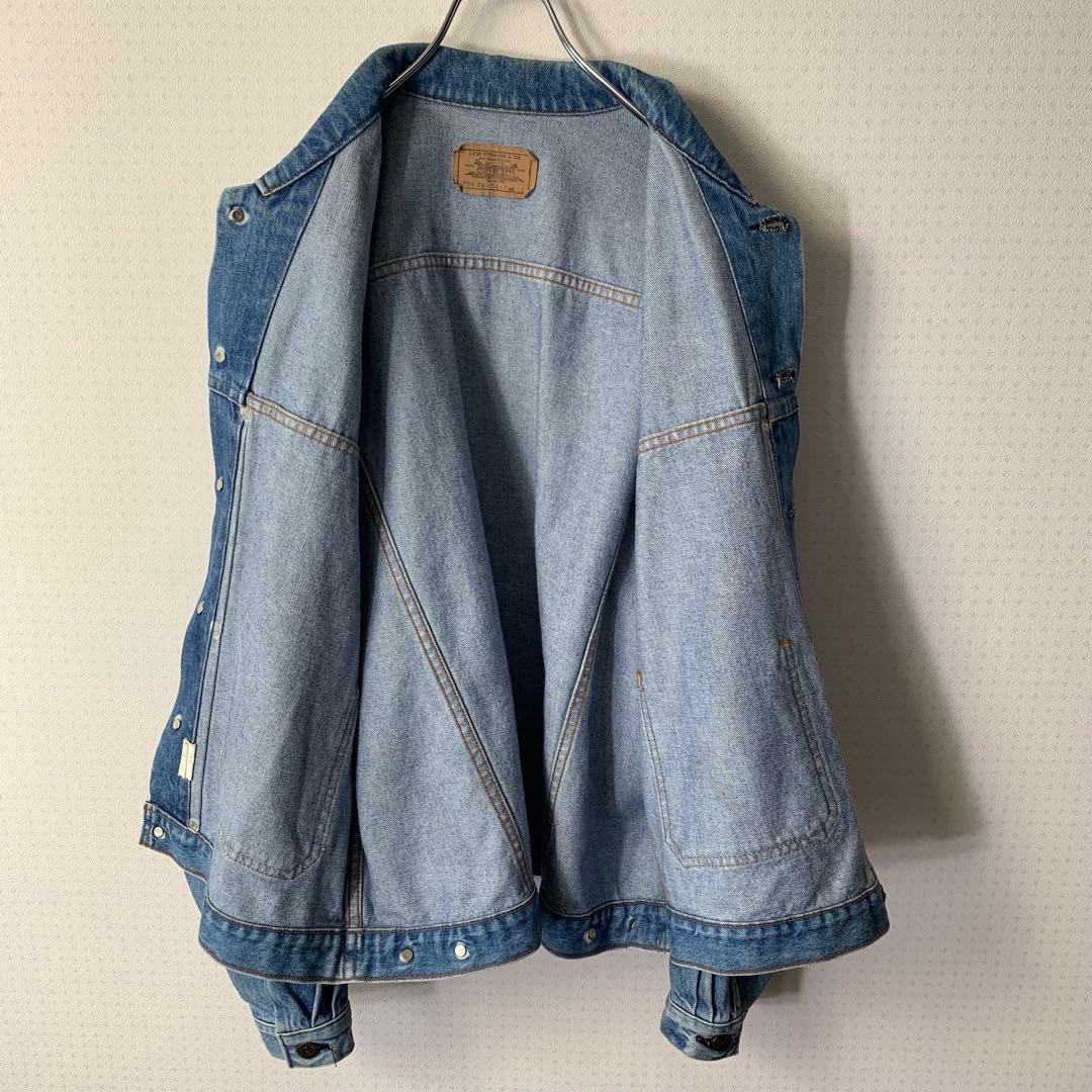 87年製 リーバイス デニムジャケット L 日本製 オレンジタブ 70626