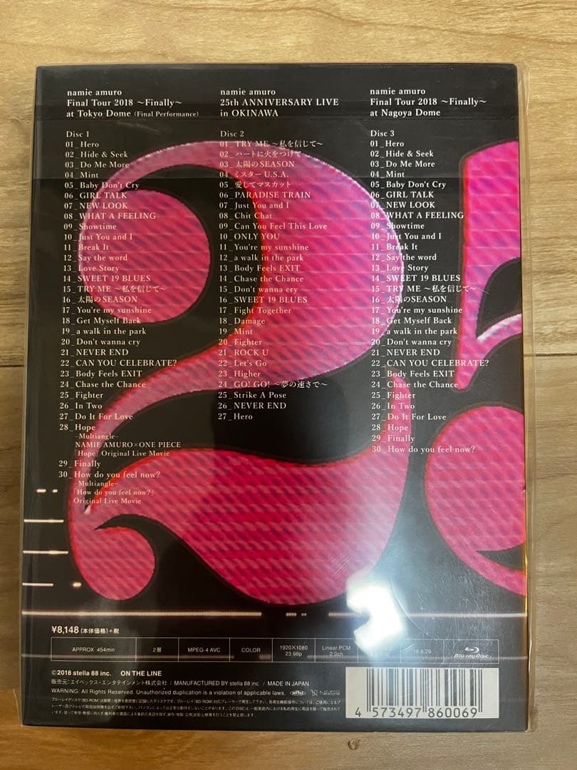 【全5種コンプ】安室奈美恵 Finally Blu-ray 5枚組 セット