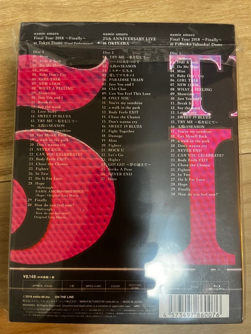 【全5種コンプ】安室奈美恵 Finally Blu-ray 5枚組 セット