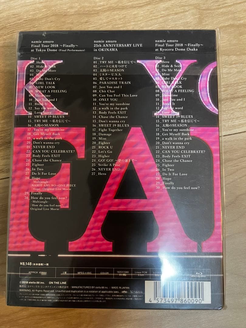 【全5種コンプ】安室奈美恵 Finally Blu-ray 5枚組 セット