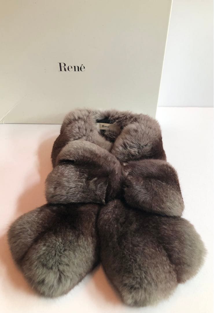 ルネ　チンチラマフラー