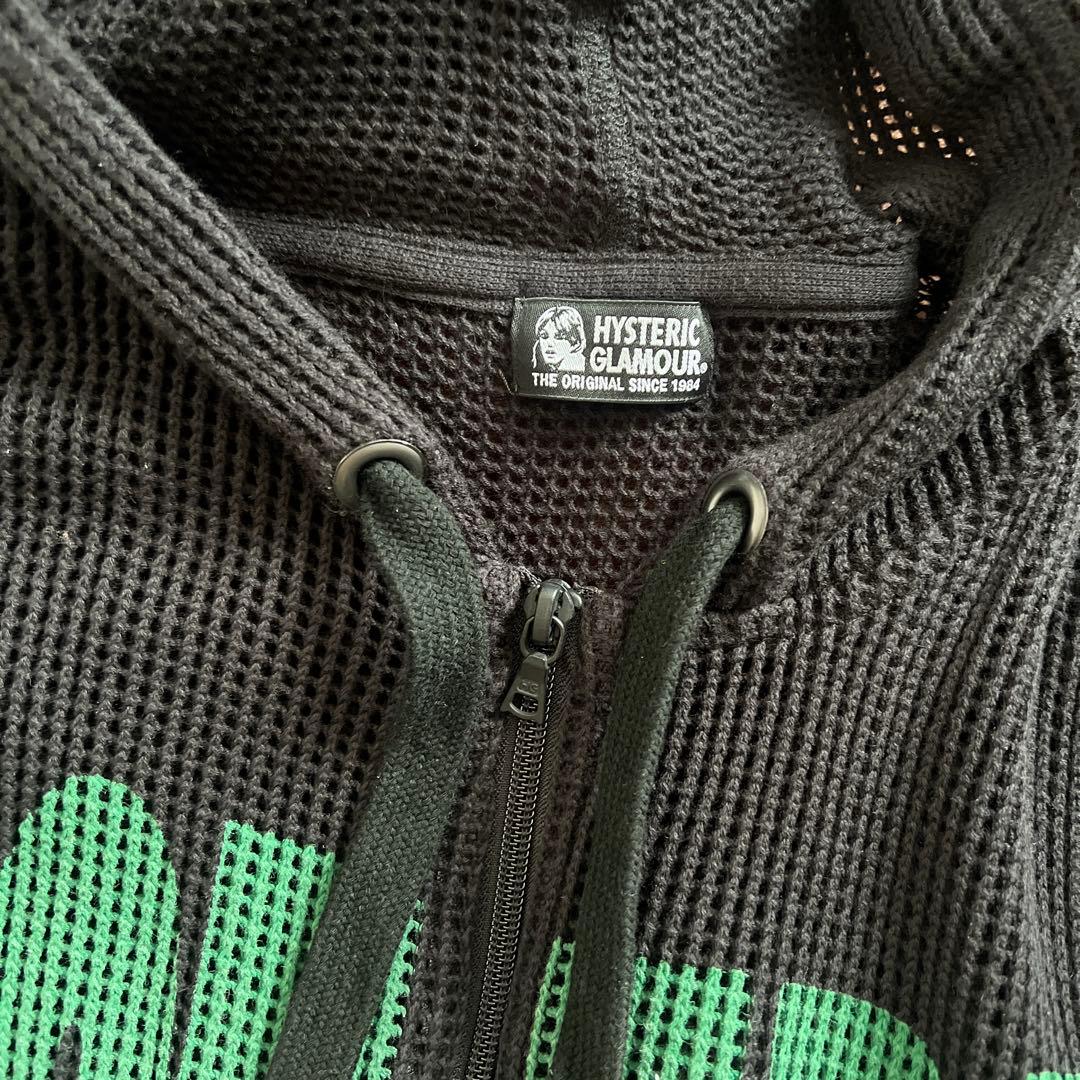 【美品】HYSTERIC GLAMOUR ジップアップパーカー