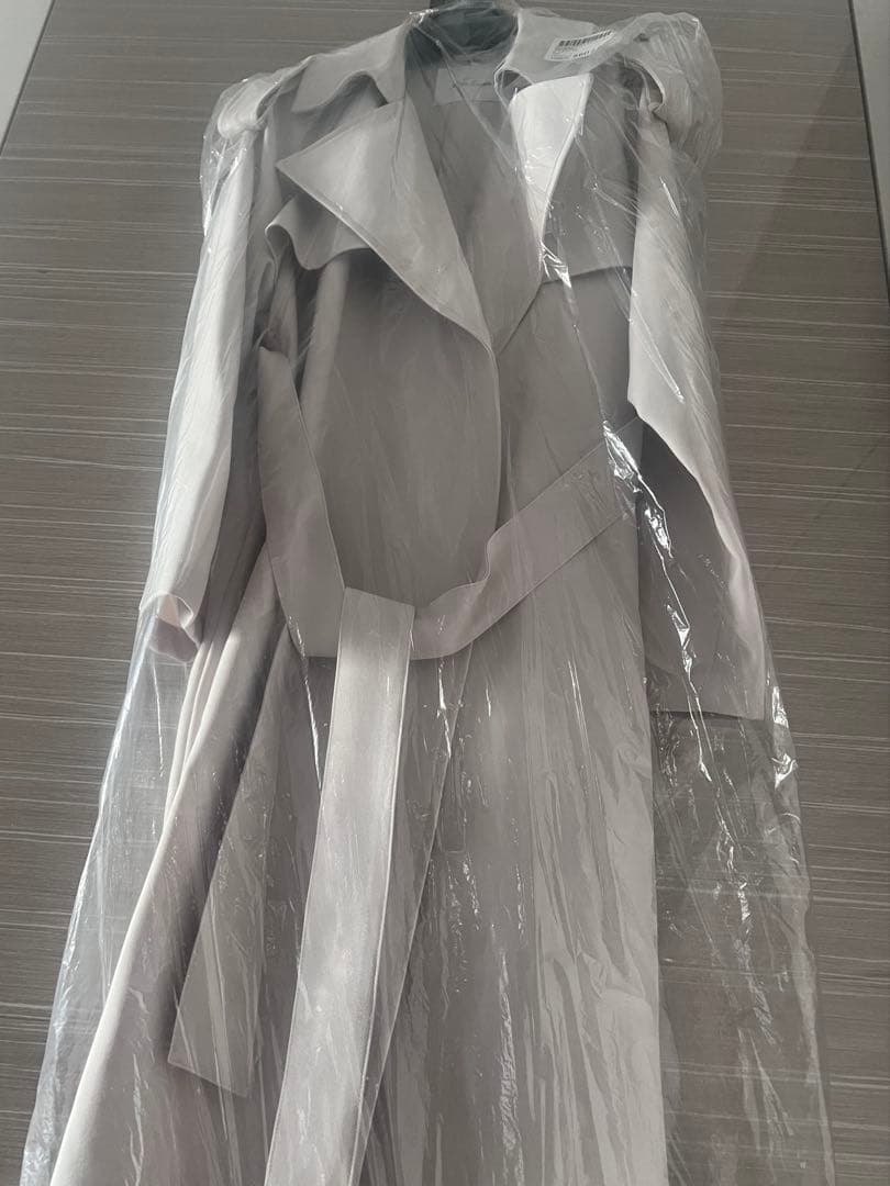 Mila owen 【WEB限定00サイズ】共ベルト付肩章デザイントレンチコート