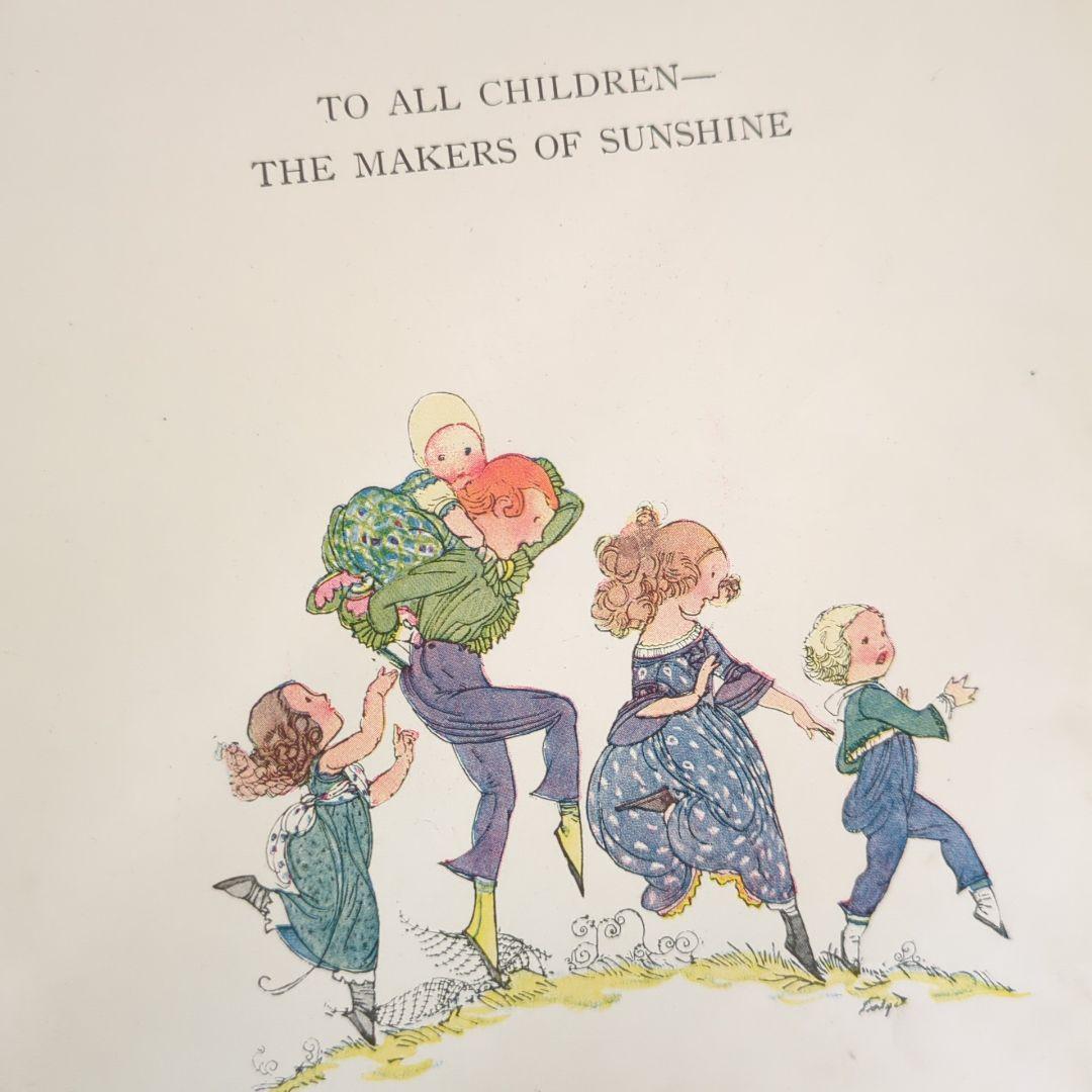 リュヌとリュカ 稀少1918アンティーク絵本 洋書 ヴィクトリアン