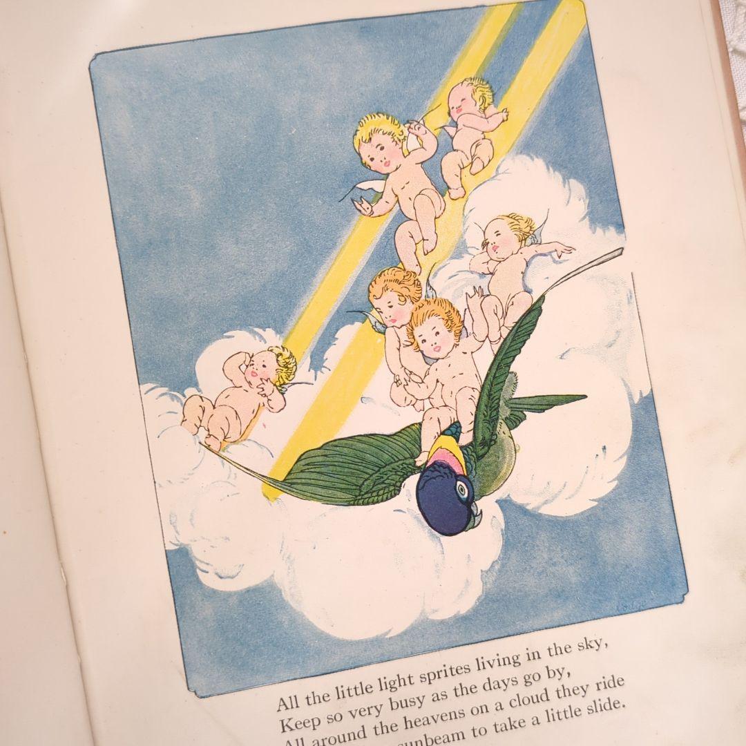 リュヌとリュカ 稀少1918アンティーク絵本 洋書 ヴィクトリアン