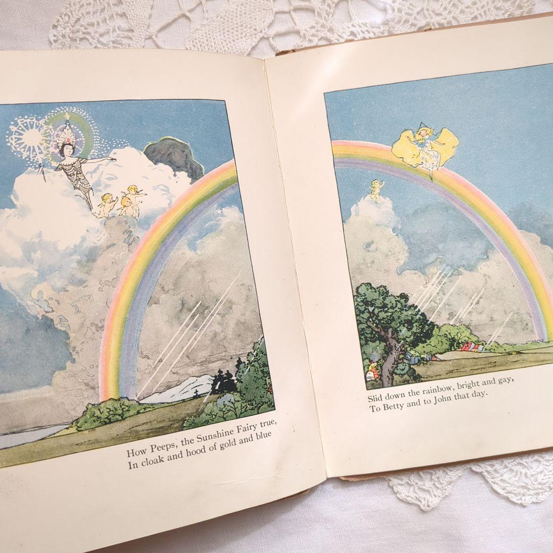 リュヌとリュカ 稀少1918アンティーク絵本 洋書 ヴィクトリアン