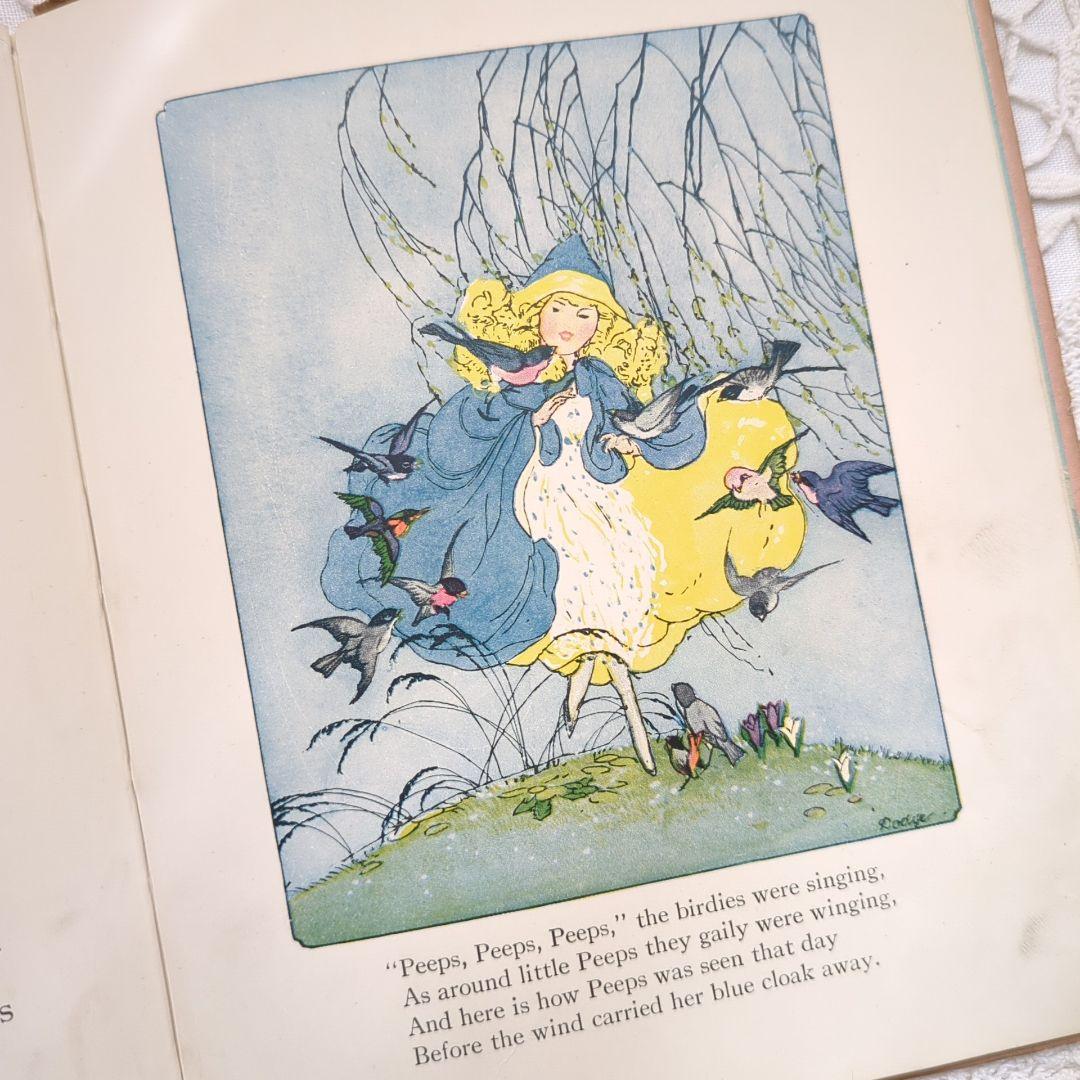 リュヌとリュカ 稀少1918アンティーク絵本 洋書 ヴィクトリアン