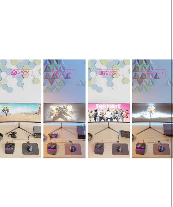 定価9999円 ゲーミングキーボード&マウス 接続アダプタ