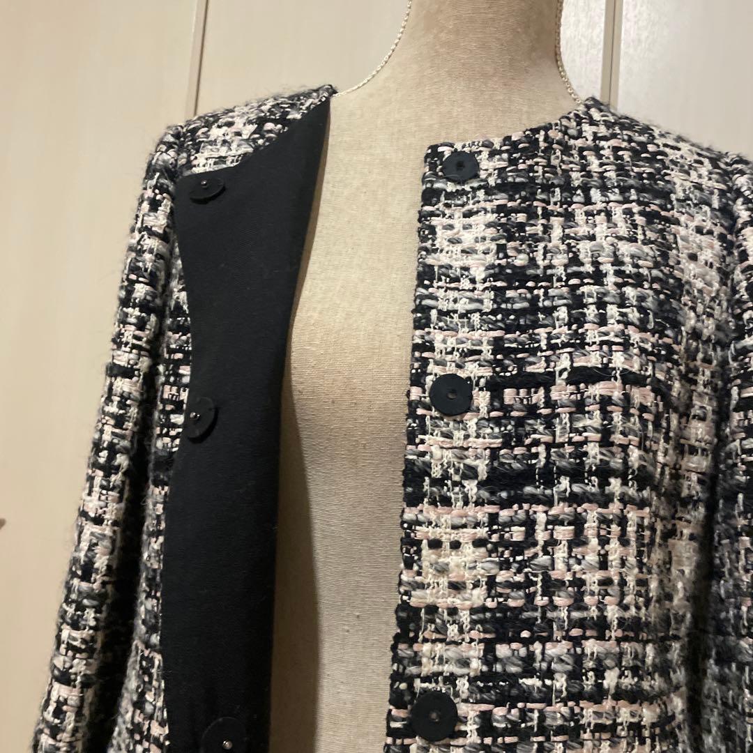 TOCCA トッカ☆ミックスツイードロングコート