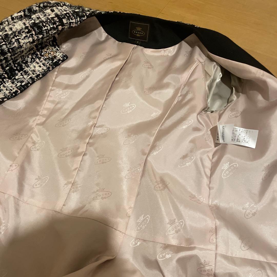 TOCCA トッカ☆ミックスツイードロングコート