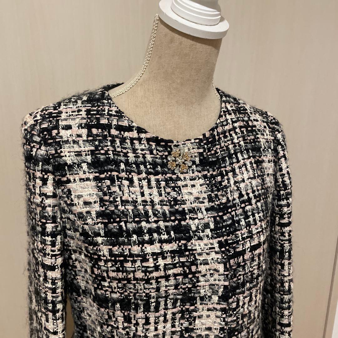 TOCCA トッカ☆ミックスツイードロングコート