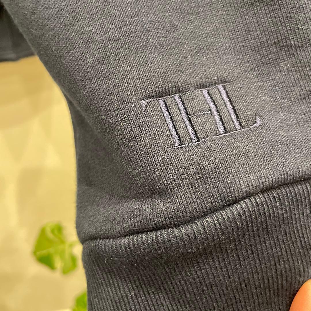 ザハイライツzip sweat navy black セットアップ