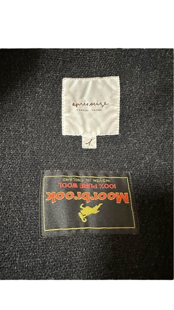 【美品】アプレセイズ　タケシヤジマ ムーアブルック ダッフルコート グレー 1