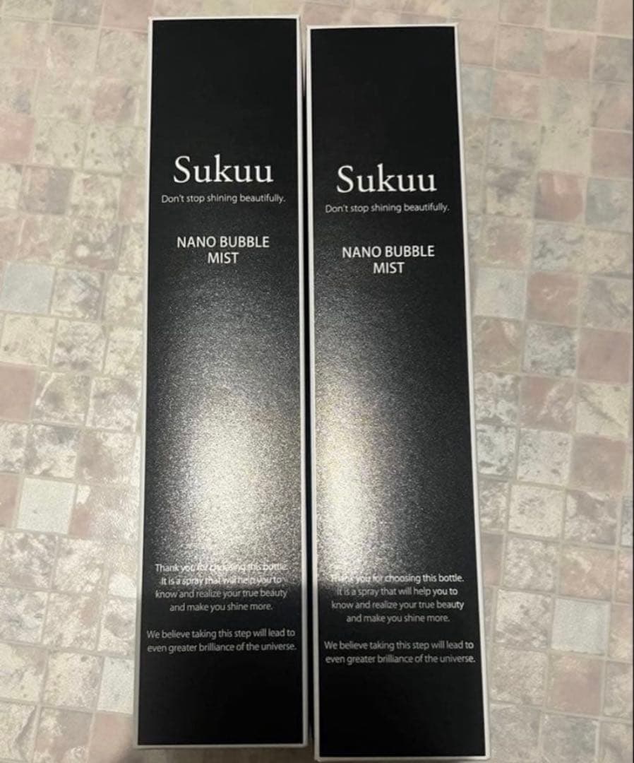 Sukuu　ナノバブルミスト　ナノバブル美容液
