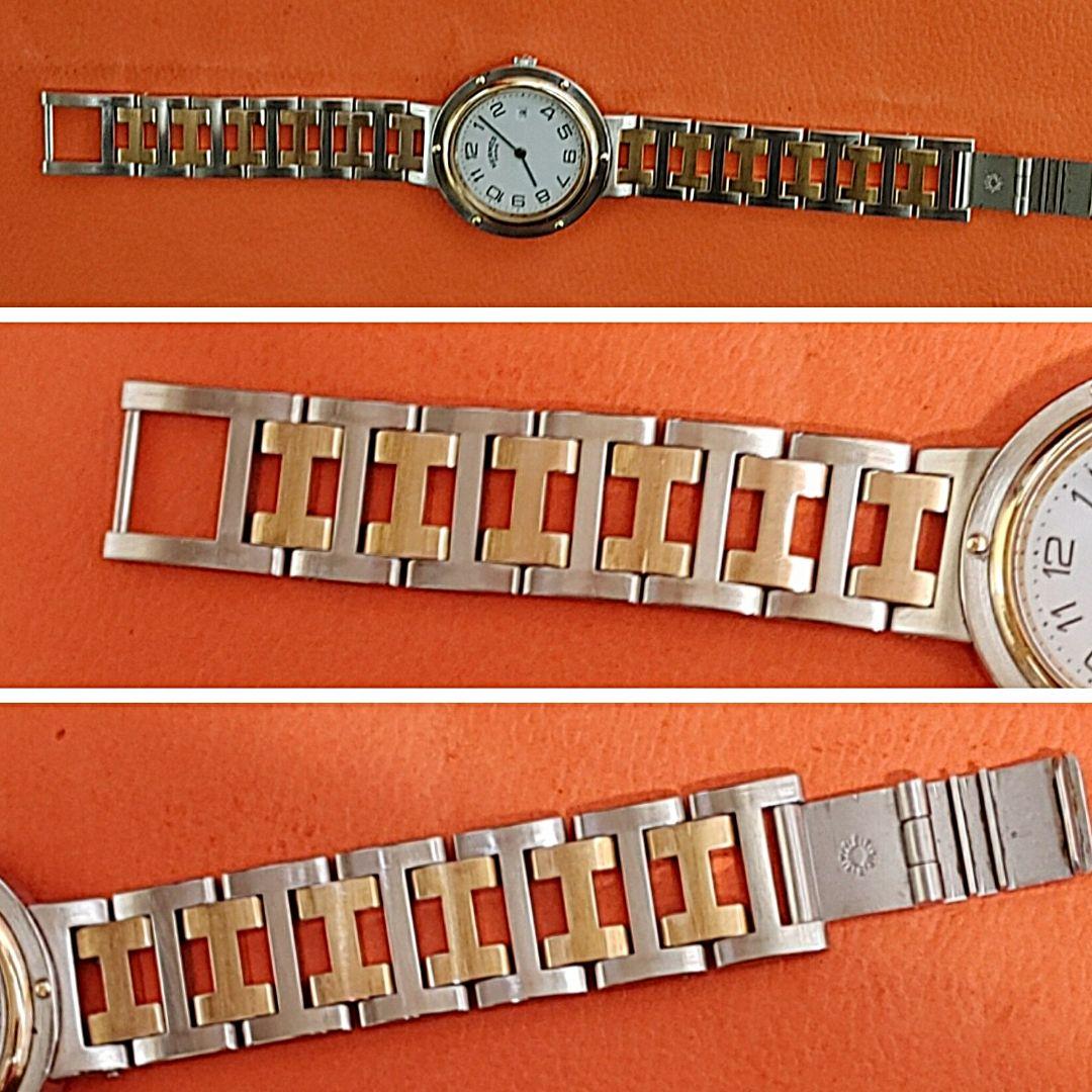 エルメス時計/極極極美品クリッパー/新品電池新品仕上げ正常稼働品/ボーイズサイズ