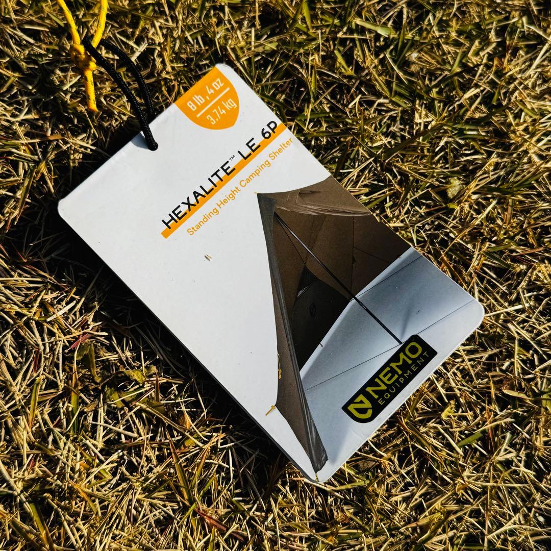 8182.ニーモ ヘキサライト 6P LE 二股ポール付き