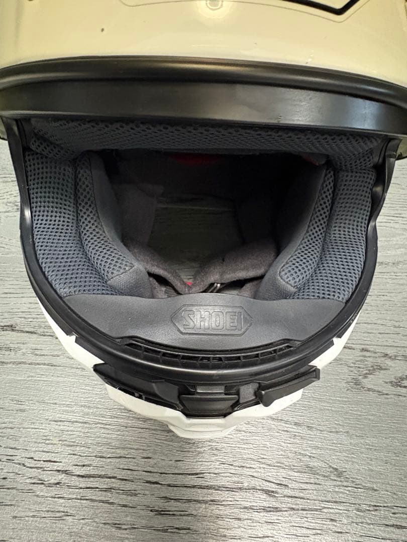 SHOEI x-15 フルフェイスヘルメット ホワイト　ブルーシールド付き