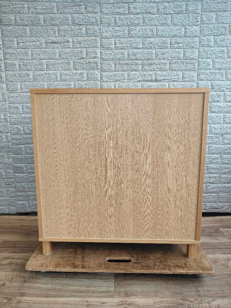 MUJI 無印良品 廃盤品 チェスト 4段 タモ材