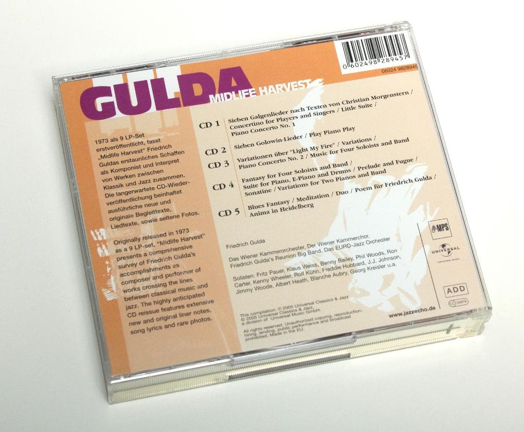 MIDLIFE HARVEST フリードリヒ・グルダ