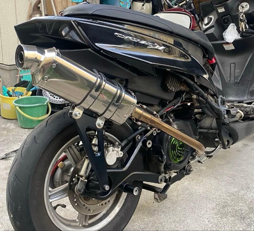 シグナスX 黒田屋マフラー