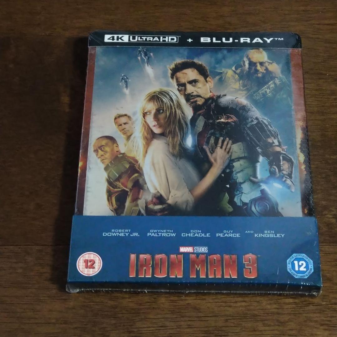 アイアンマン3 スチールブック  4K UHD 日本語音声・字幕