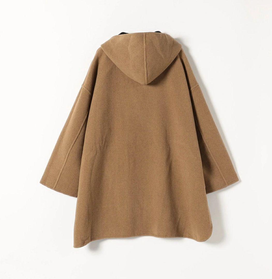 美品☆SHIPS any: リバー フーディー ポンチョ ハーフ コート