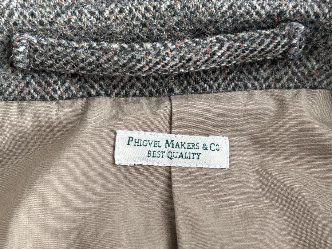 PHIGVEL BAL COLLAR WOOL COAT ウールコート