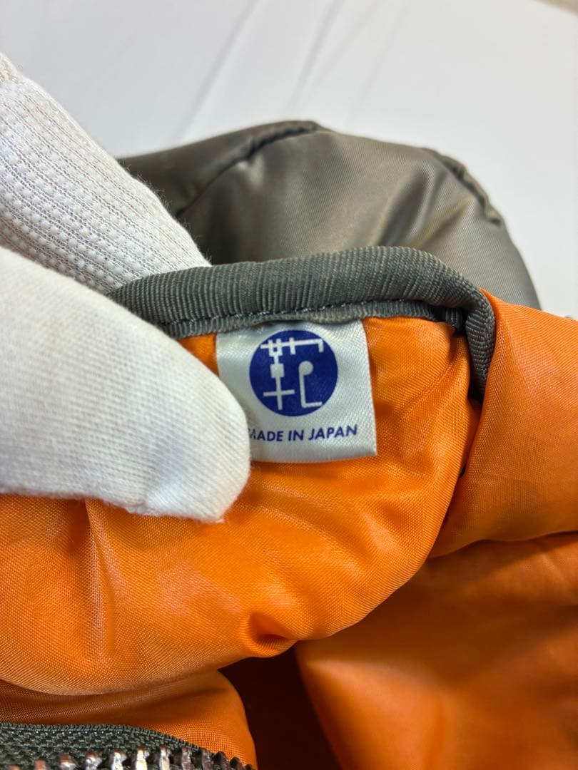 [未使用級] PORTER タンカードラムバッグ ミニボストンシルバーグレー S